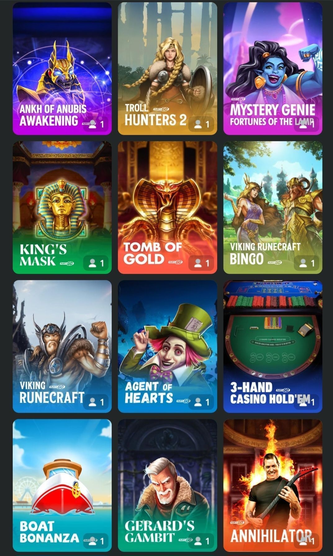 WinsaneCasino game